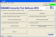 ES0406C Low Frequency Immunity Test Software