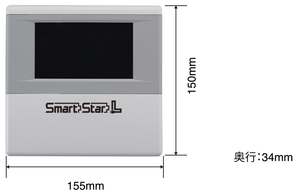 外形寸法（エネルギーモニター）LL3098HOS/X / LL3098HOS/Y