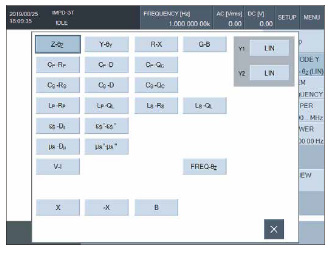 Graph axis setting