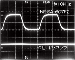 f=10kHzのパルス応答波形