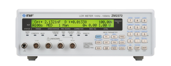 LCRメータ ZM2371/ZM2372