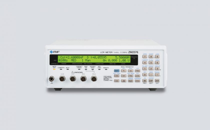 LCRメータ ZM2376 電子計測器 インピーダンス測定器 エヌエフ回路設計ブロック